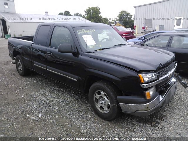 2GCEC19T031282682 - 2003 CHEVROLET SILVERADO C1500 BLACK photo 1