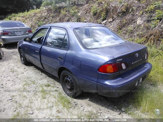 1NXBR12E4XZ189215 - 1999 TOYOTA COROLLA VE/CE/LE BLUE photo 3