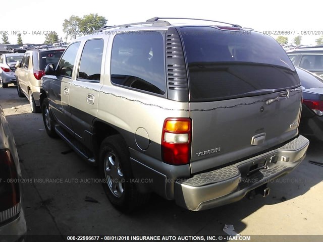 1GKEK63U03J193156 - 2003 GMC YUKON DENALI GOLD photo 3