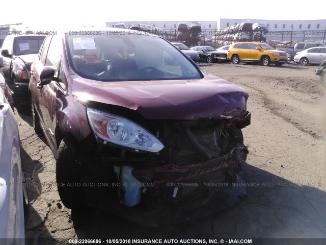 1FADP5BU2DL550482 - 2013 FORD C-MAX SEL MAROON photo 1