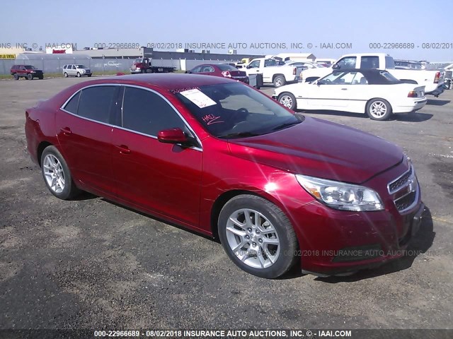 1G11D5RR7DF111003 - 2013 CHEVROLET MALIBU 1LT 红色 照片 1