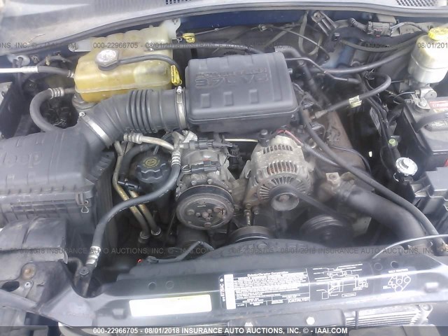 1J4GL48K93W618111 - 2003 JEEP LIBERTY SPORT/FREEDOM ლურჯი ფოტო 10