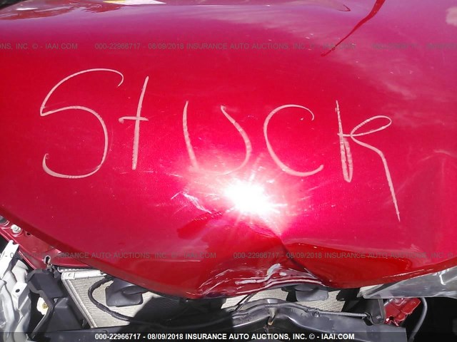 4T1BF1FK2CU551738 - 2012 TOYOTA CAMRY SE/LE/XLE წითელი ფოტო 10