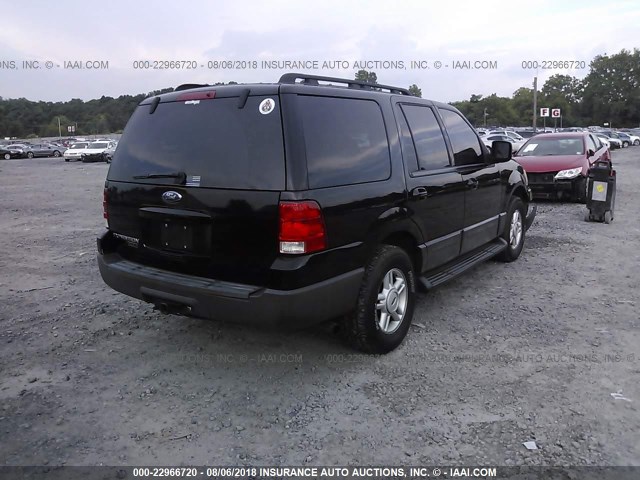 1FMPU16506LA06931 - 2006 FORD EXPEDITION XLT BLACK photo 4