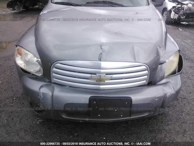 3GNDA13D96S618123 - 2006 CHEVROLET HHR LS SILVER photo 6