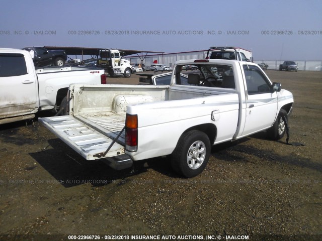 1N6SD11S9TC340234 - 1996 NISSAN TRUCK XE WHITE photo 4