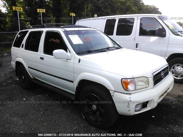 JN8DR09Y22W715074 - 2002 NISSAN PATHFINDER LE/SE WHITE photo 1