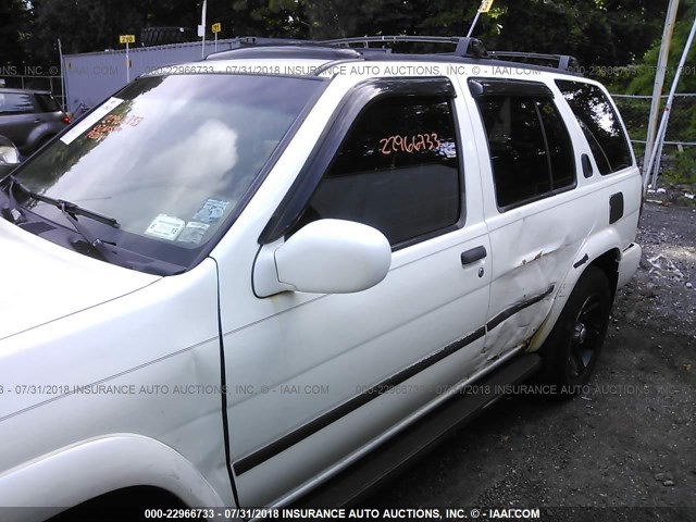 JN8DR09Y22W715074 - 2002 NISSAN PATHFINDER LE/SE WHITE photo 6