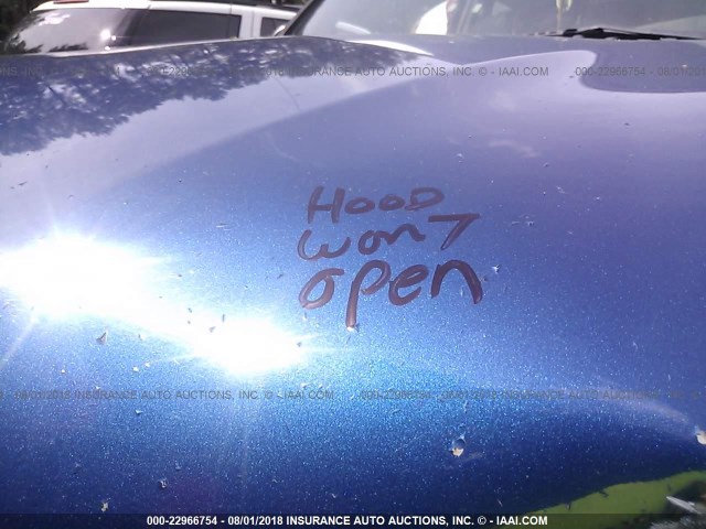 5TBET34136S533797 - 2006 TOYOTA TUNDRA DOUBLE CAB SR5 BLUE photo 10