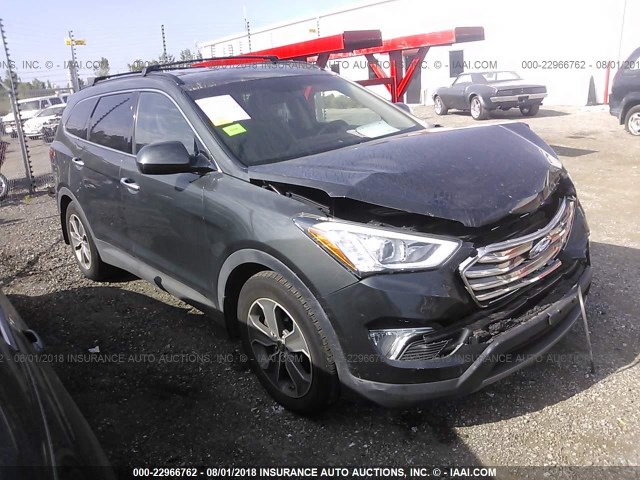 KM8SMDHFXDU007836 - 2013 HYUNDAI SANTA FE GLS/LIMITED GRAY photo 1