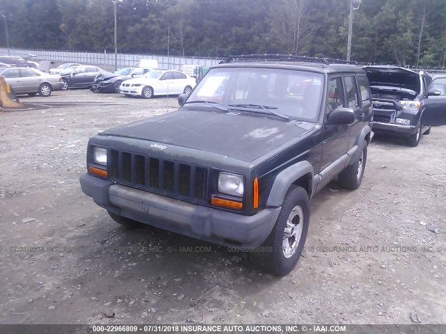 1J4FJ68S8WL232766 - 1998 JEEP CHEROKEE SPORT/CLASSIC GREEN photo 6