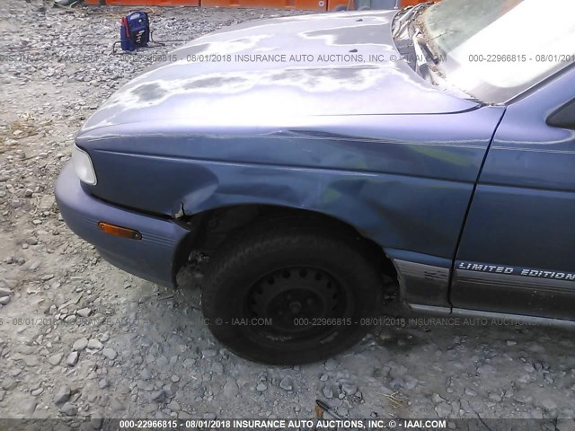 1N4EB31F8PC813895 - 1993 NISSAN SENTRA E/XE/GXE BLUE photo 6