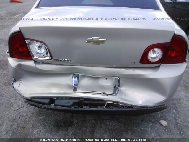 1G1ZH57BX94106751 - 2009 CHEVROLET MALIBU 1LT ოქროსფერი ფოტო 6