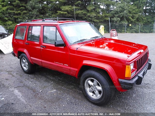1J4FJ68SXTL306412 - 1996 JEEP CHEROKEE SPORT/CLASSIC წითელი ფოტო 1