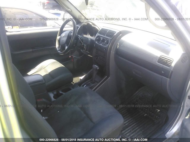 5N1ED28T62C598080 - 2002 NISSAN XTERRA XE/SE SILVER photo 5