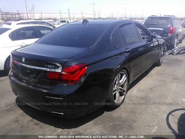 WBAYA8C58FD825742 - 2015 BMW 750 I BLACK photo 4