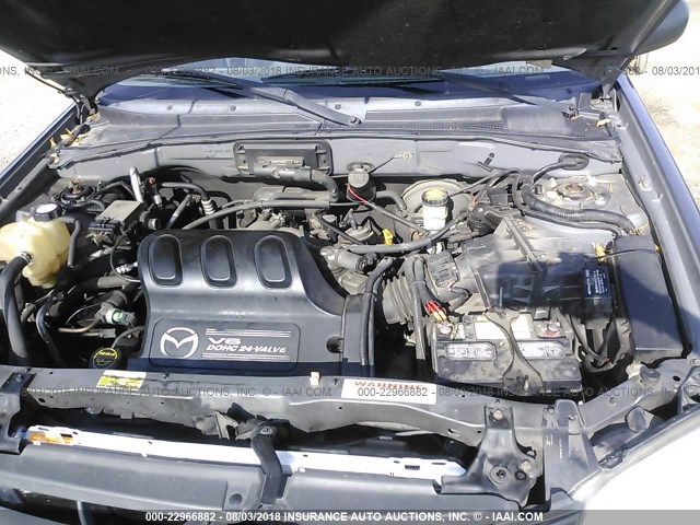 4F2YU08192KM45672 - 2002 MAZDA TRIBUTE LX/ES ნაცრისფერი ფოტო 10