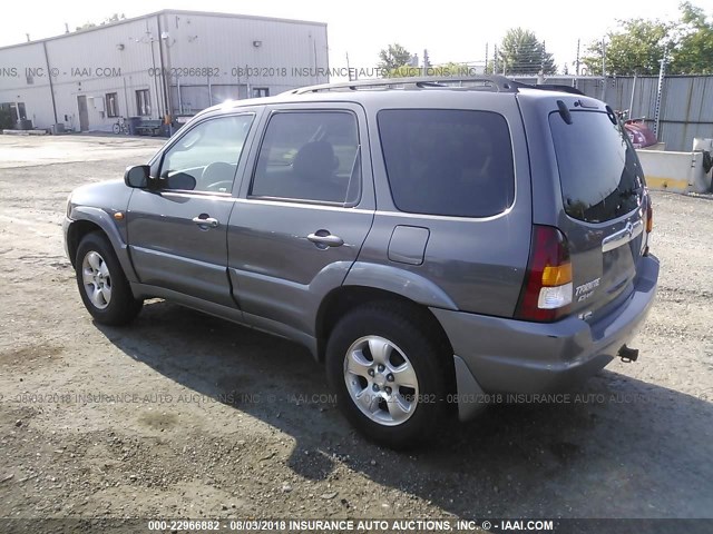 4F2YU08192KM45672 - 2002 MAZDA TRIBUTE LX/ES ნაცრისფერი ფოტო 3