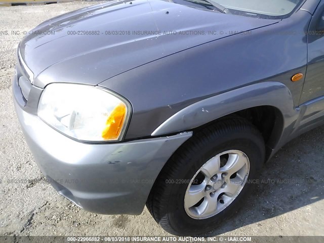 4F2YU08192KM45672 - 2002 MAZDA TRIBUTE LX/ES ნაცრისფერი ფოტო 6