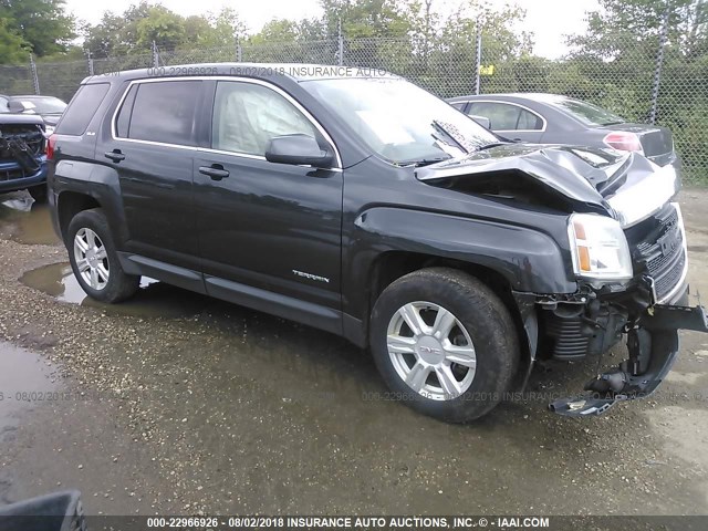 2GKALMEK6E6289398 - 2014 GMC TERRAIN SLE GRAY photo 1