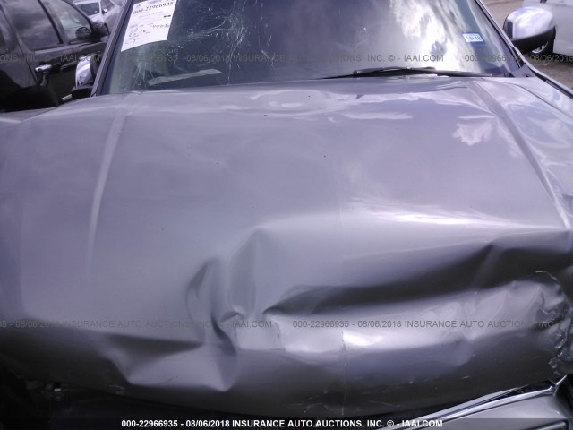 3GNFC16088G131139 - 2008 CHEVROLET SUBURBAN C1500  LS GRAY photo 10