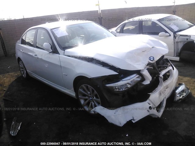 WBAPH5G50BNM72546 - 2011 BMW 328 I SULEV WHITE photo 1