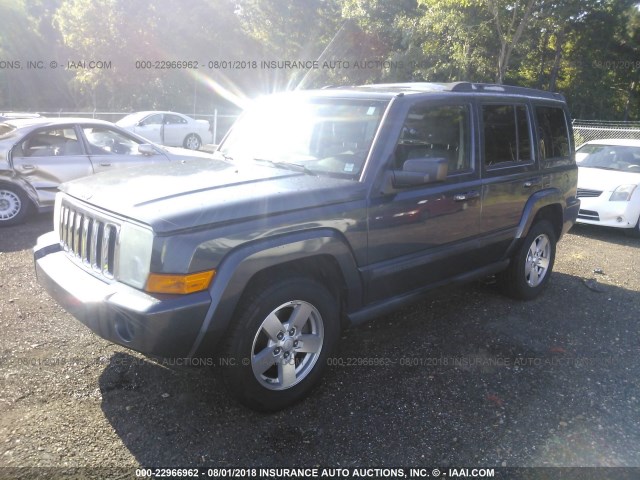1J8HH48K67C612679 - 2007 JEEP COMMANDER ნაცრისფერი ფოტო 2