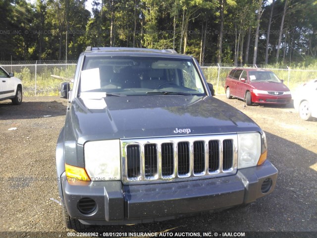 1J8HH48K67C612679 - 2007 JEEP COMMANDER ნაცრისფერი ფოტო 6