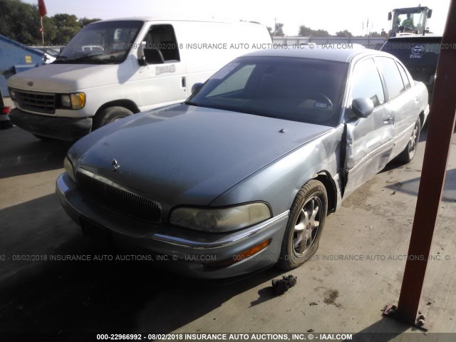 1G4CW54K234155078 - 2003 BUICK PARK AVENUE  BLUE photo 2