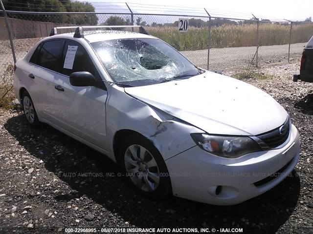 JF1GE61688H524523 - 2008 SUBARU IMPREZA 2.5I WHITE photo 1