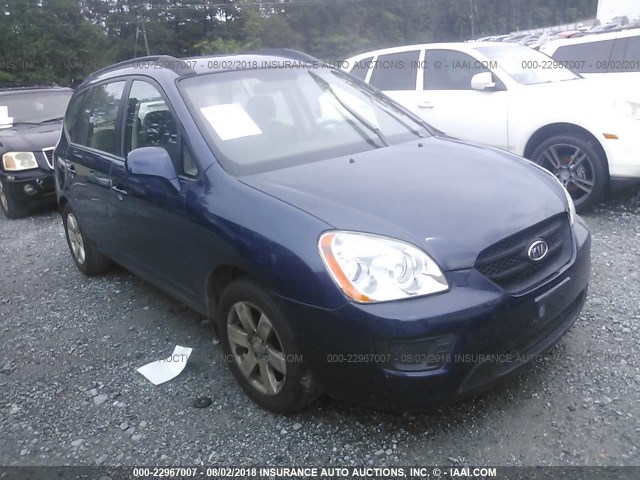 KNAFG526887183104 - 2008 KIA RONDO LX/EX BLUE photo 1