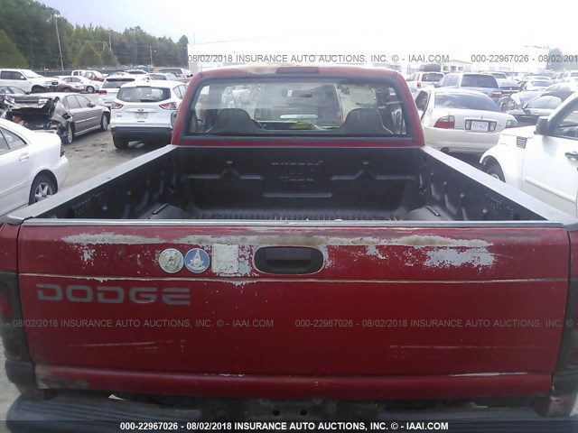 1B7HC16X0SS299100 - 1995 DODGE RAM 1500 RED photo 8