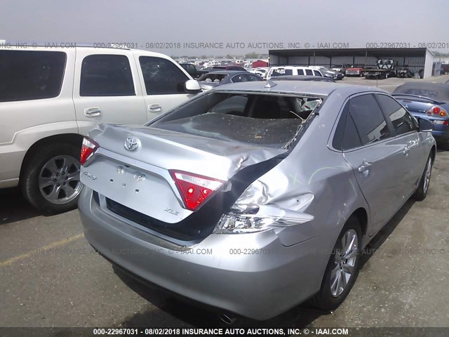 4T1BK1FK1FU566702 - 2015 TOYOTA CAMRY XSE/XLE Gümüş foto 6