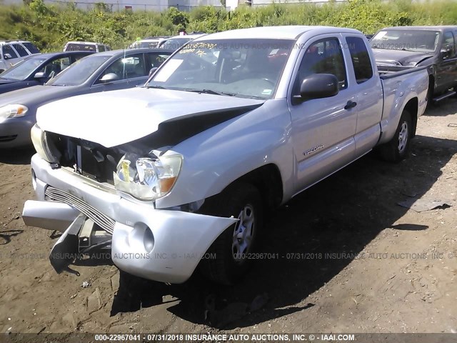 5TETX22N26Z178059 - 2006 TOYOTA TACOMA ACCESS CAB Күміс фото 2