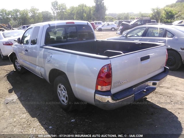 5TETX22N26Z178059 - 2006 TOYOTA TACOMA ACCESS CAB Күміс фото 3