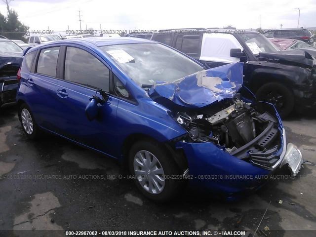 3N1CE2CP1EL425579 - 2014 NISSAN VERSA NOTE S/S PLUS/SV/SL BLUE photo 1