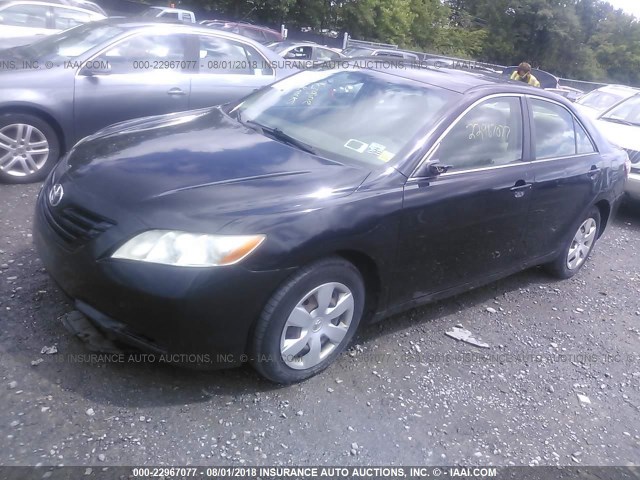 4T1BE46K27U585639 - 2007 TOYOTA CAMRY NEW GENERAT CE/LE/XLE/SE BLACK photo 2