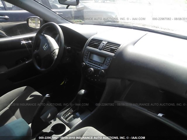 1HGCM56187A043084 - 2007 HONDA ACCORD VALUE SILVER photo 5