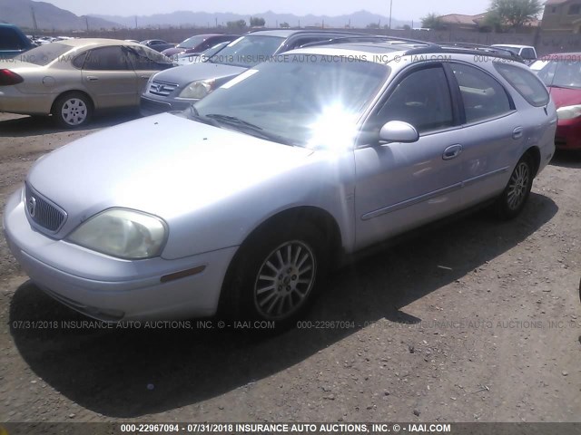 1MEHM59S83A614767 - 2003 MERCURY SABLE LS PREMIUM SILVER photo 2