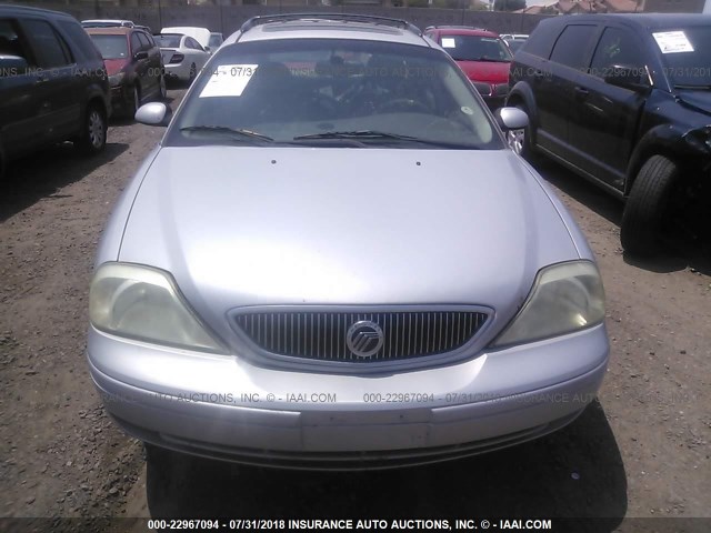 1MEHM59S83A614767 - 2003 MERCURY SABLE LS PREMIUM SILVER photo 6