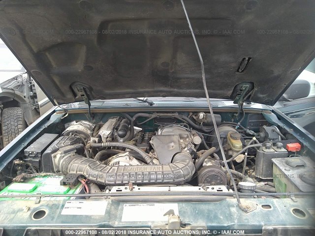 1FMDU34X5PUA84197 - 1993 FORD EXPLORER GREEN photo 10