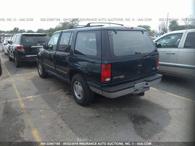 1FMDU34X5PUA84197 - 1993 FORD EXPLORER GREEN photo 3
