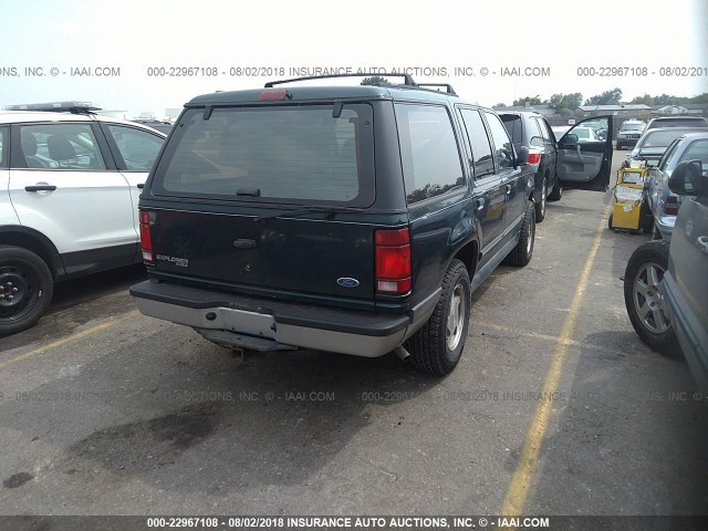 1FMDU34X5PUA84197 - 1993 FORD EXPLORER GREEN photo 4