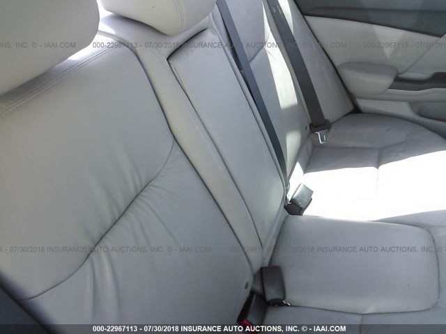 2HGFB2F93FH512086 - 2015 HONDA CIVIC EXL 灰色 照片 8