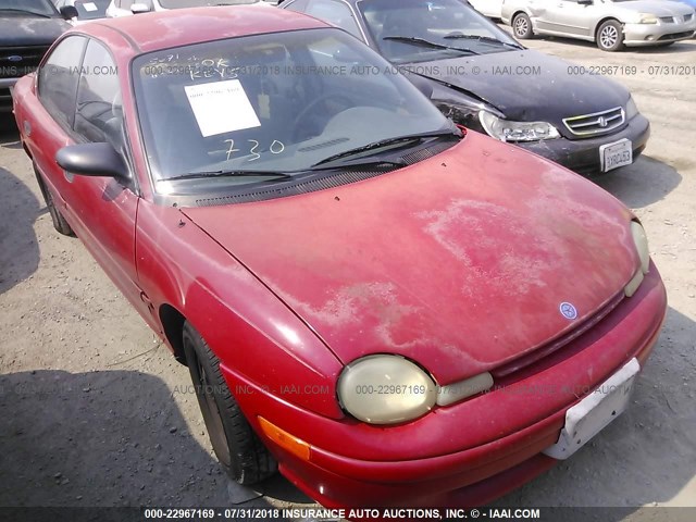 1P3ES47C0SD307414 - 1995 PLYMOUTH NEON HIGHLINE RED photo 1