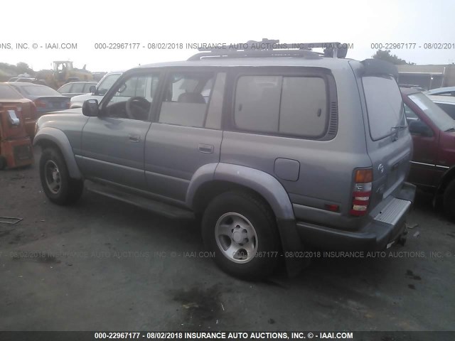 JT3HJ85J8T0132139 - 1996 TOYOTA LAND CRUISER HJ85 GRAY photo 3