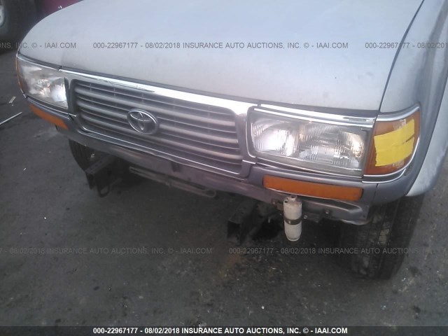 JT3HJ85J8T0132139 - 1996 TOYOTA LAND CRUISER HJ85 GRAY photo 6