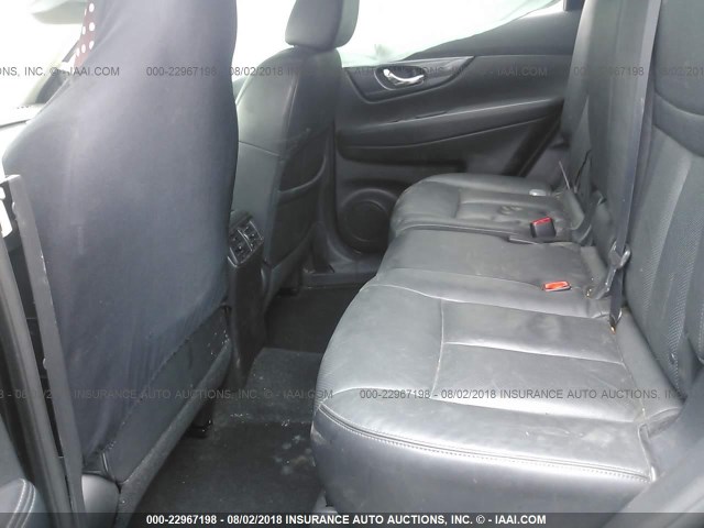 5N1AT2MV1FC826792 - 2015 NISSAN ROGUE S/SL/SV BROWN photo 8