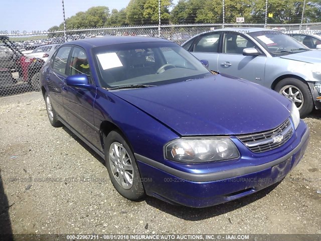 2G1WF52E159371964 - 2005 CHEVROLET IMPALA Dark Blue photo 6