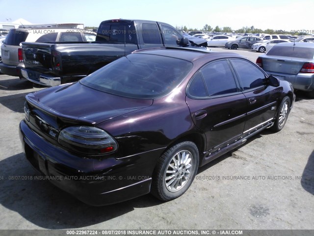 1G2WP52K02F265409 - 2002 PONTIAC GRAND PRIX GT PURPLE photo 4